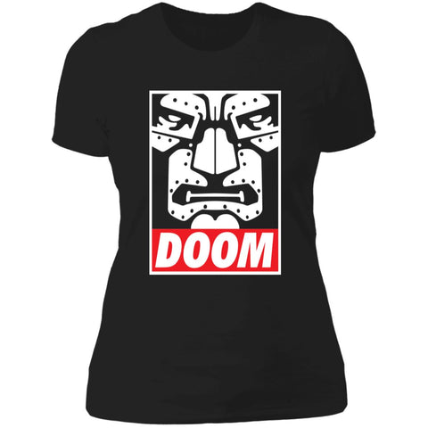 OBEY DOOM! Ladies' Boyfriend T-Shirt