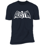 Austin Bat Mens T (White Imprint)